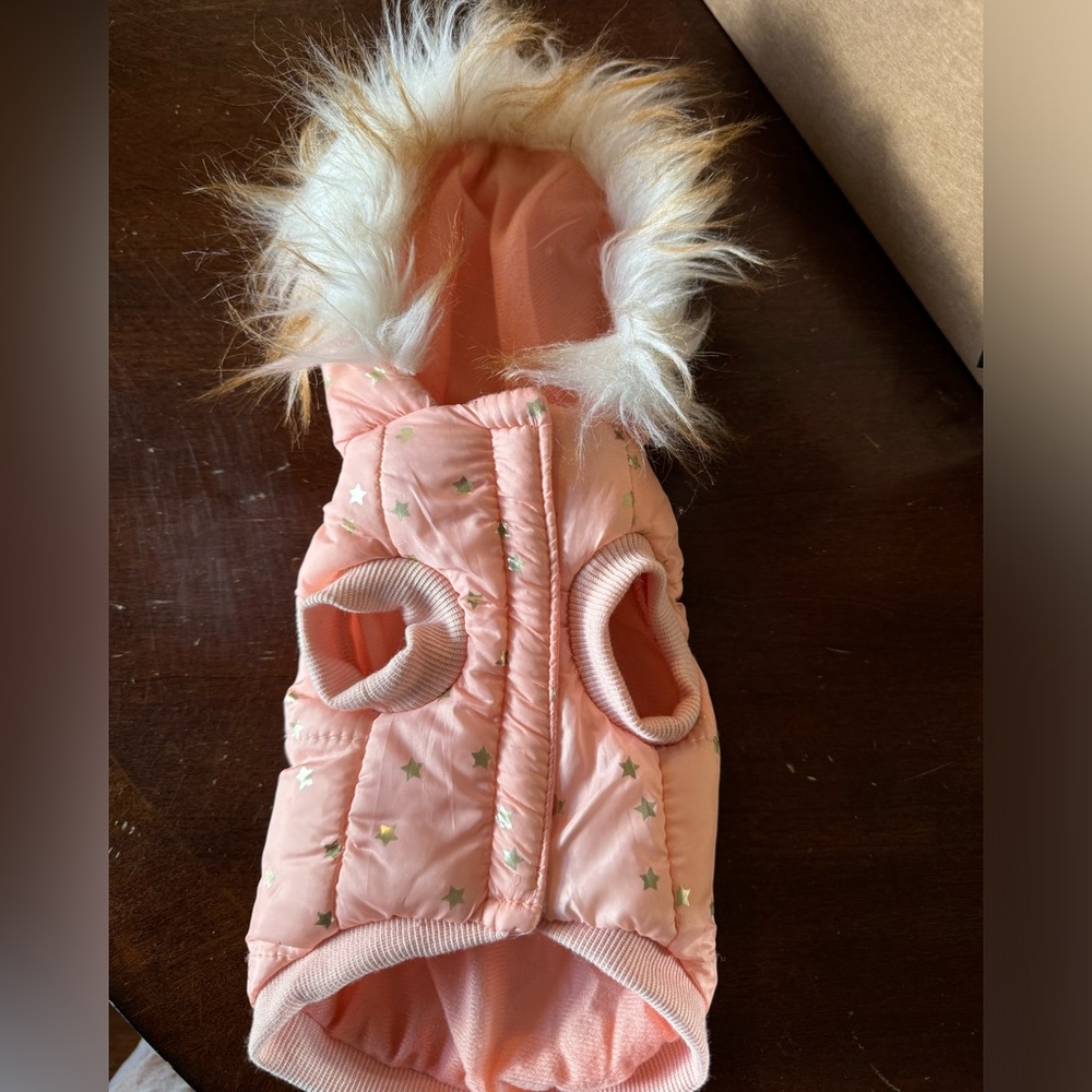Beautiful Hooded Dog Parka/Jacket Sz XS